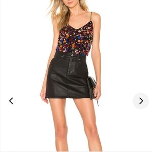 Lovers and Friends Multi disco bodysuit Size XS